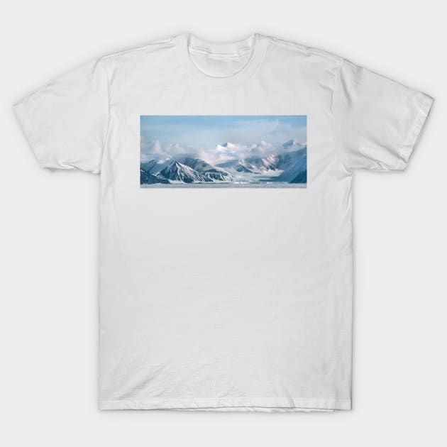 Transantarctic Range, Victoria Land, Antarctica T-Shirt by Carole-Anne